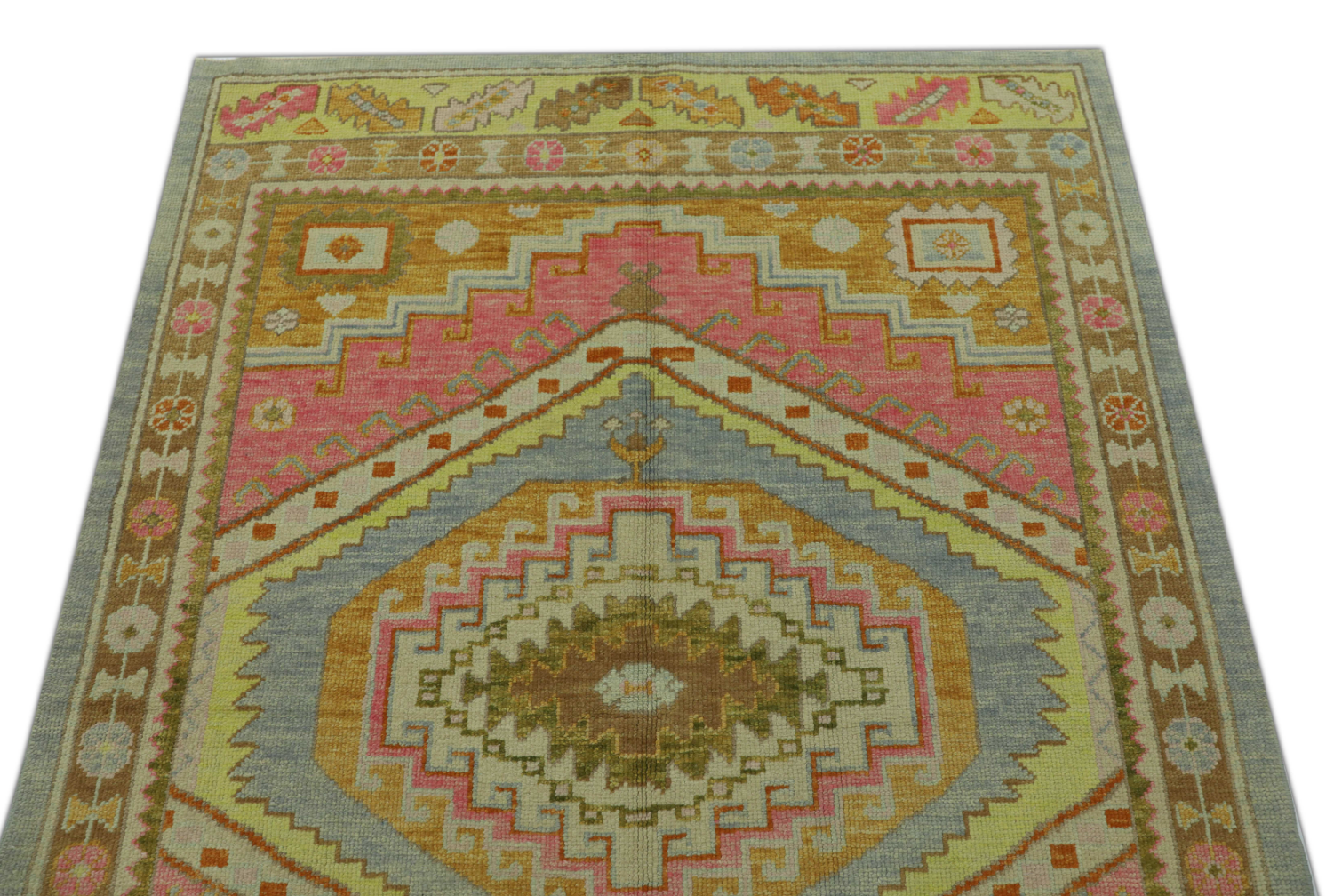 Turkish Oushak Rug 5'1" x 6'10" #514