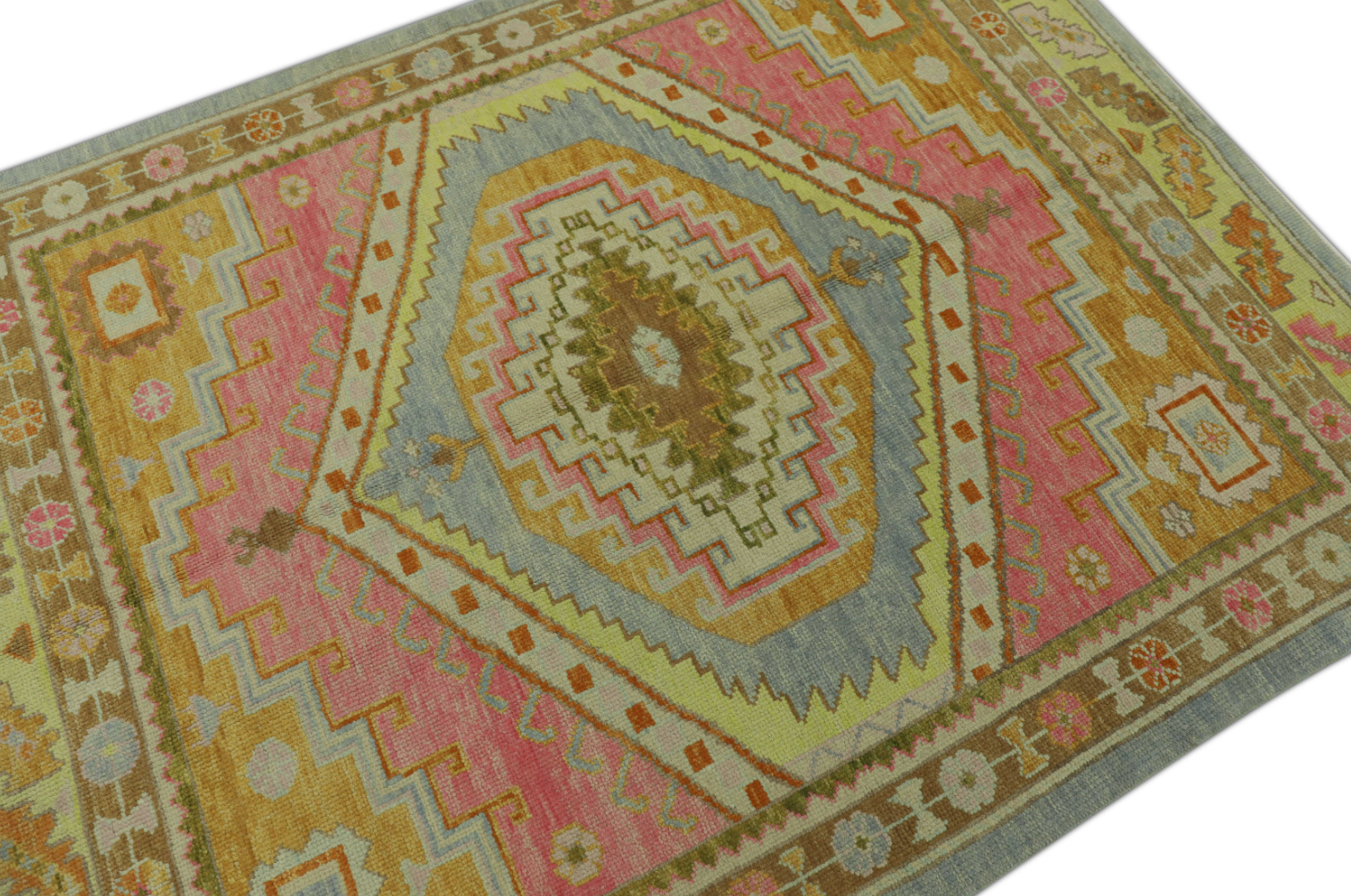 Turkish Oushak Rug 5'1" x 6'10" #514