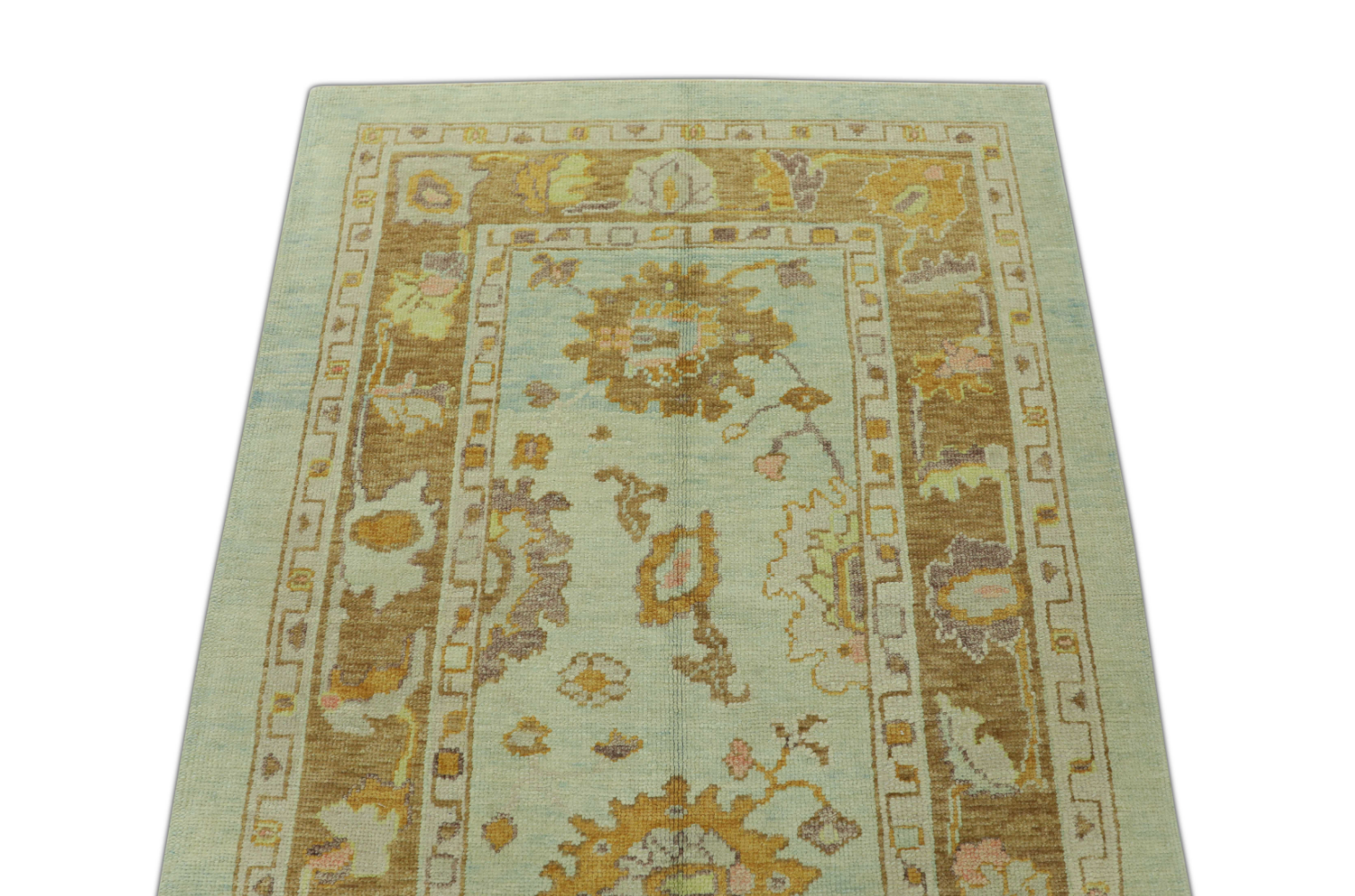 Turkish Oushak Rug 4'1" x 5'7" #328