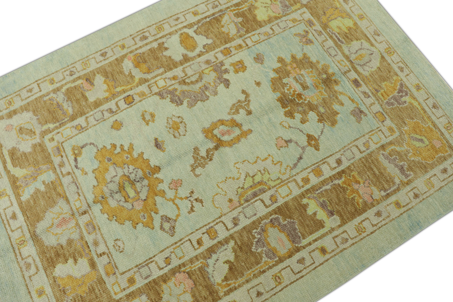 Turkish Oushak Rug 4'1" x 5'7" #328
