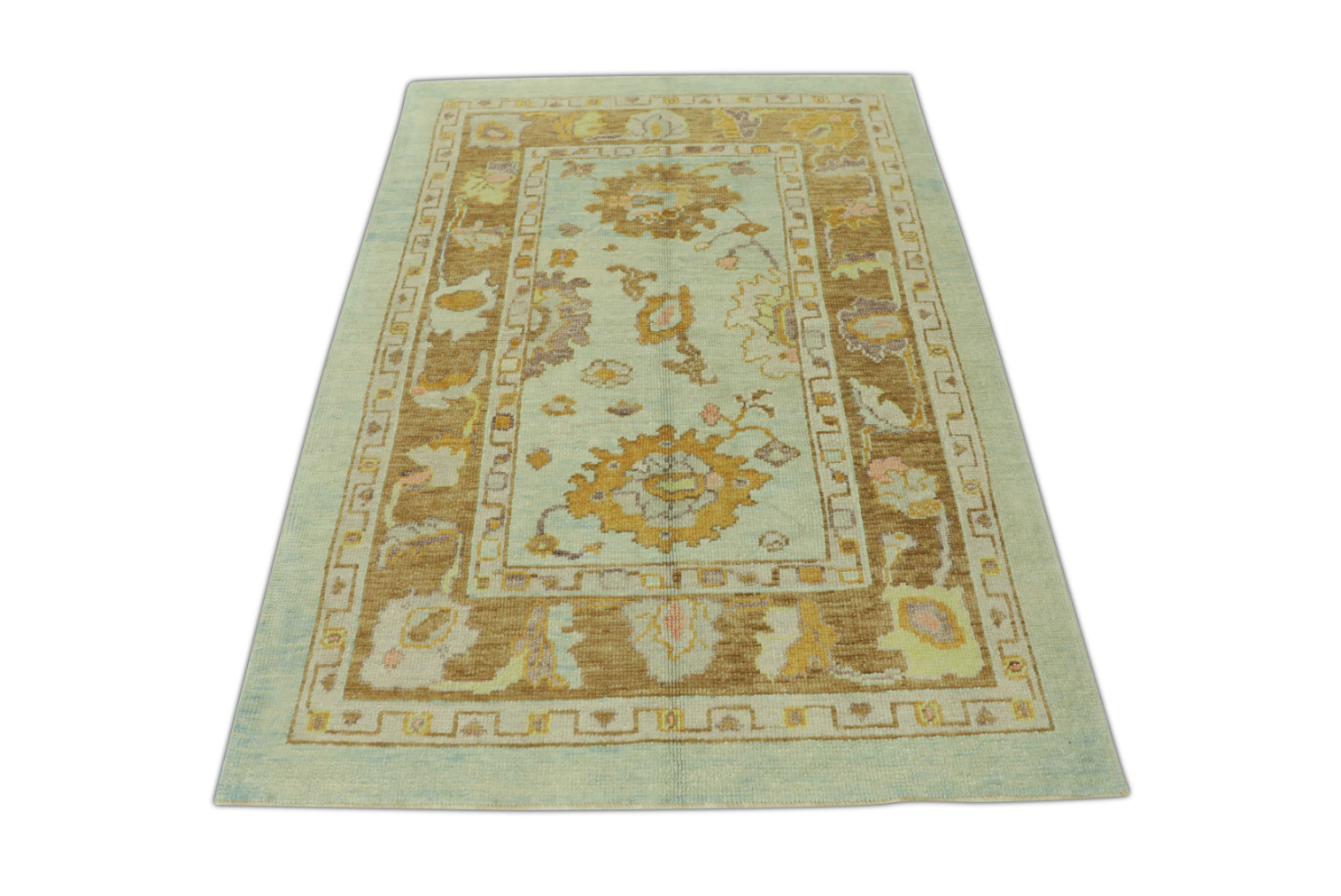 Turkish Oushak Rug 4'1" x 5'7" #328