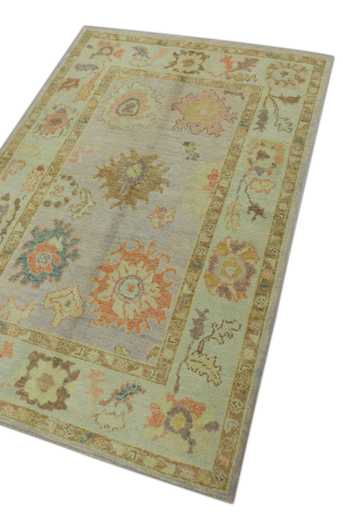 Turkish Oushak Rug 4'1" x 6'2" #1133