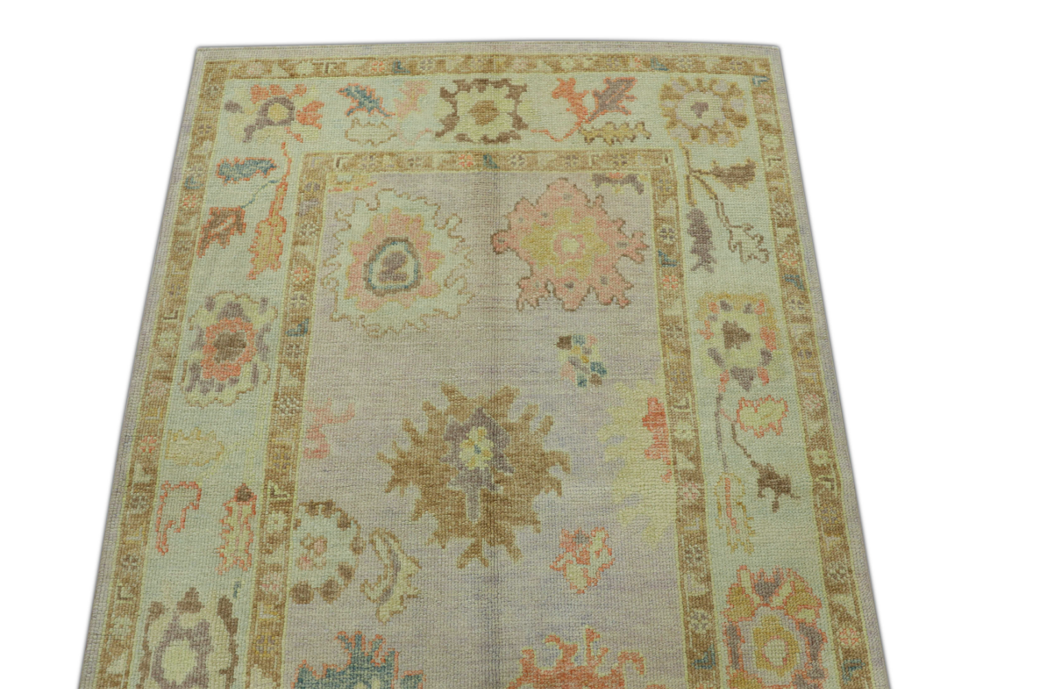 Turkish Oushak Rug 4'1" x 6'2" #1133