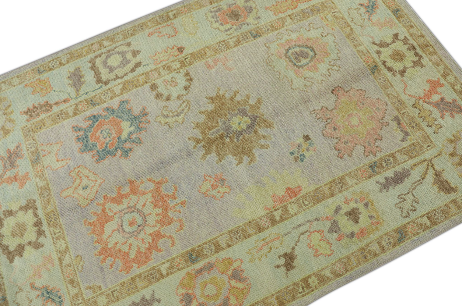 Turkish Oushak Rug 4'1" x 6'2" #1133