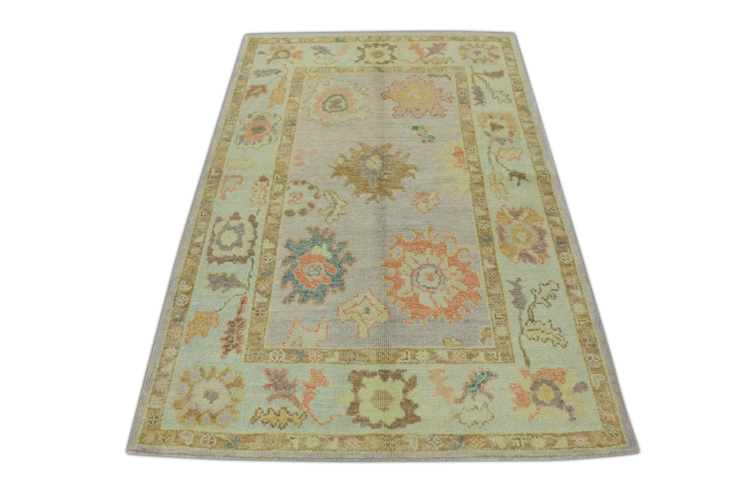 Turkish Oushak Rug 4'1" x 6'2" #1133