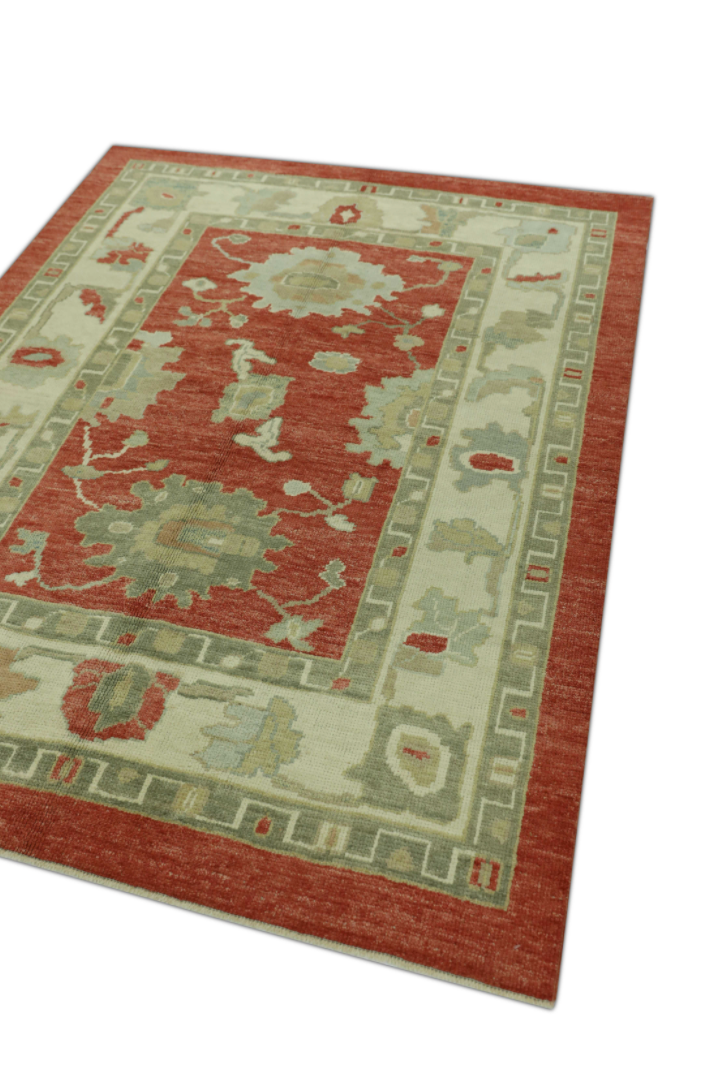Turkish Oushak Rug 5' x 6'8" #1510