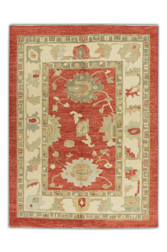 Turkish Oushak Rug 5' x 6'8" #1510