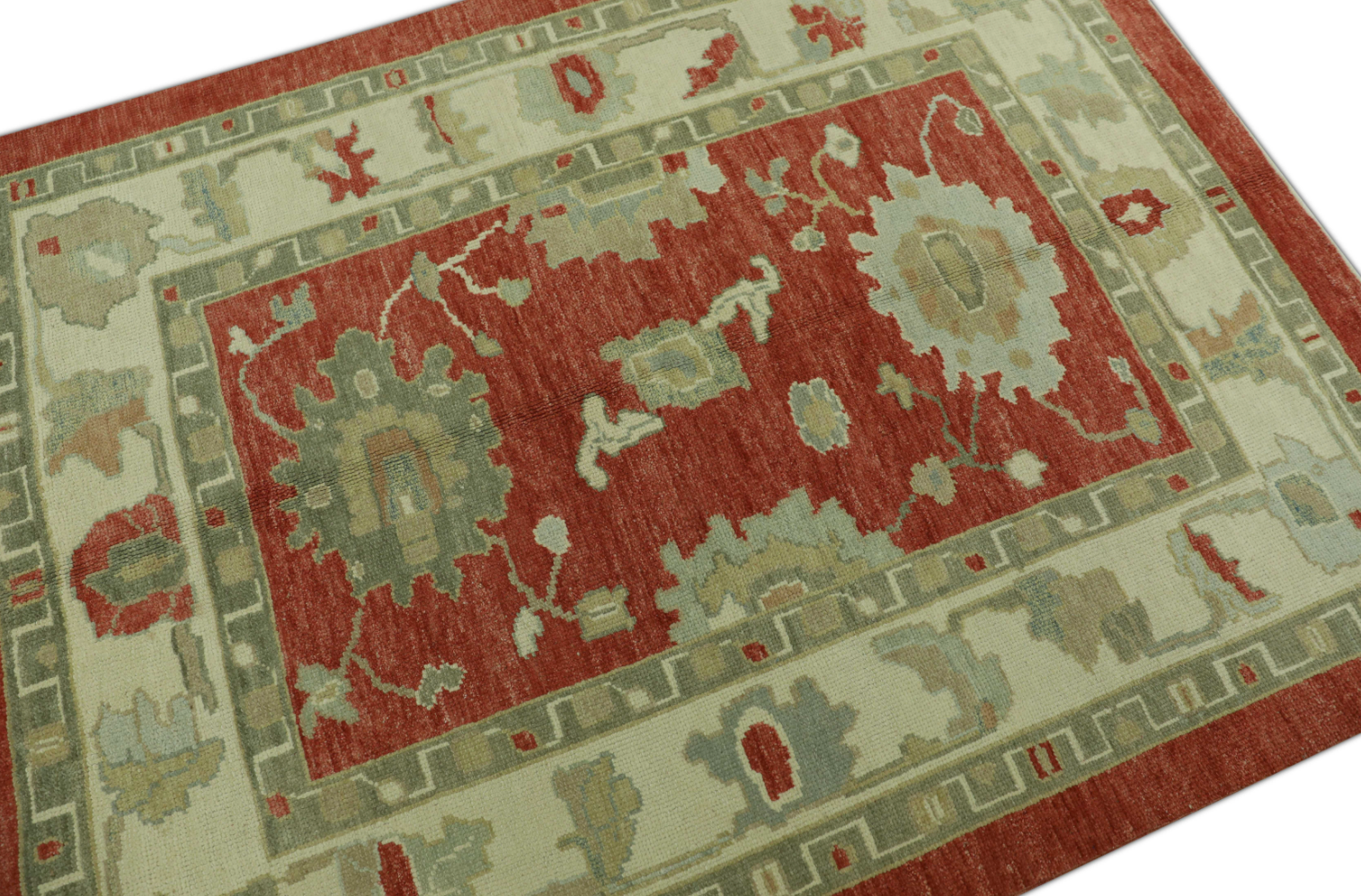 Turkish Oushak Rug 5' x 6'8" #1510
