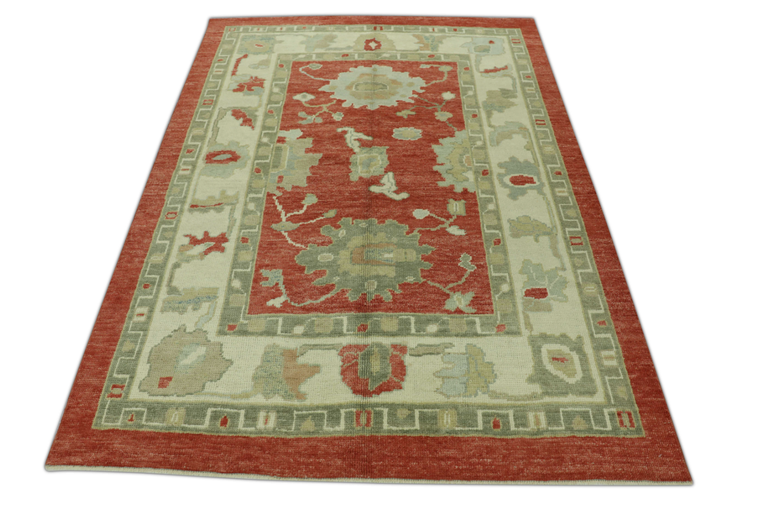 Turkish Oushak Rug 5' x 6'8" #1510