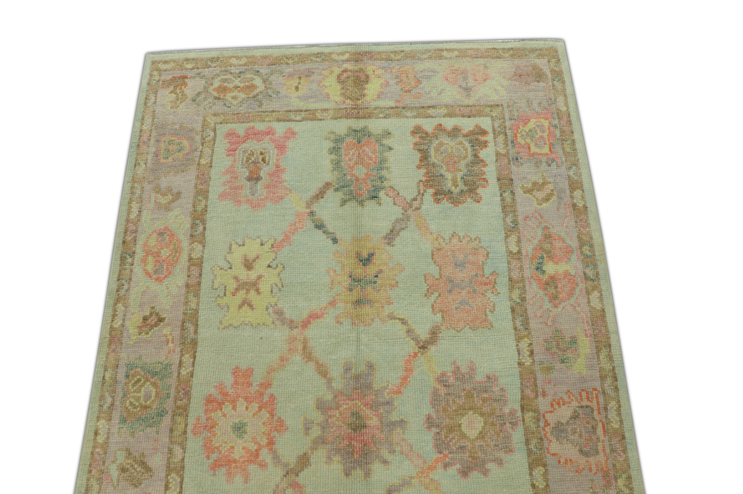 Turkish Oushak Rug 3'11" x 5'5" #1279