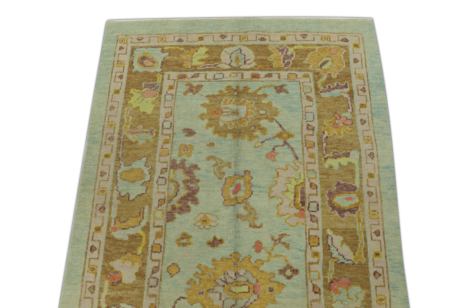 Turkish Oushak Rug 3'10" x 5'2" #1435