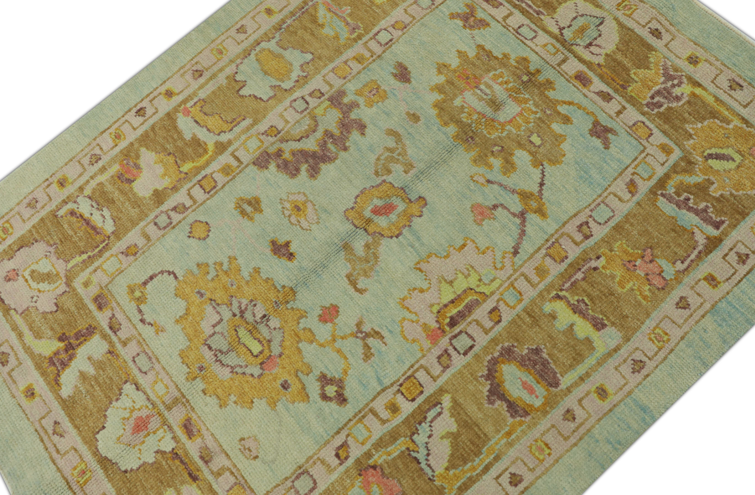 Turkish Oushak Rug 3'10" x 5'2" #1435