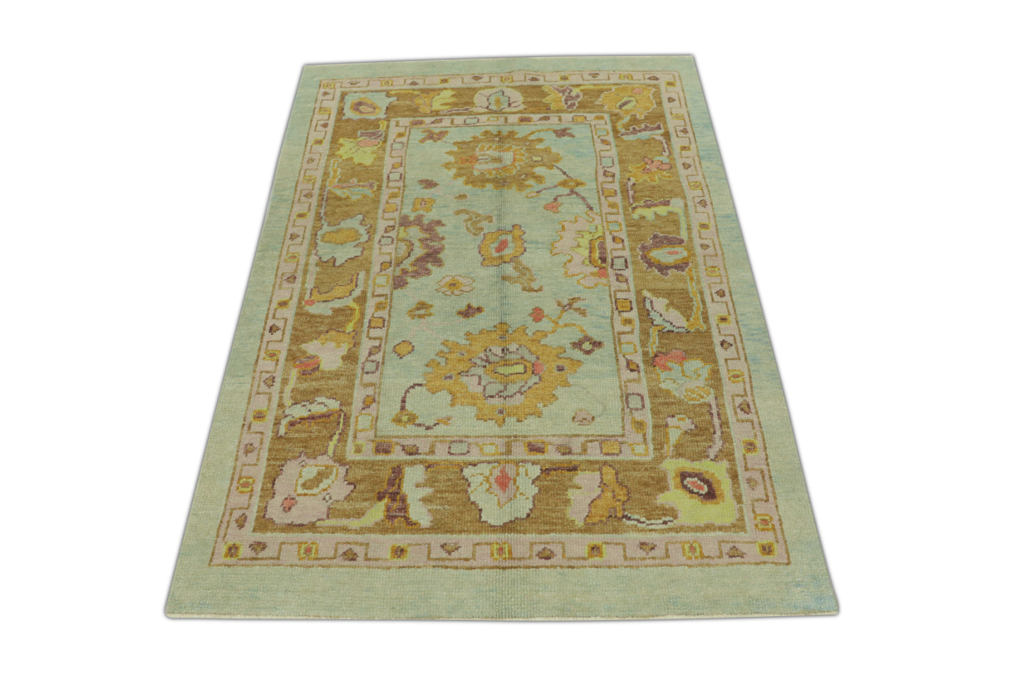Turkish Oushak Rug 3'10" x 5'2" #1435