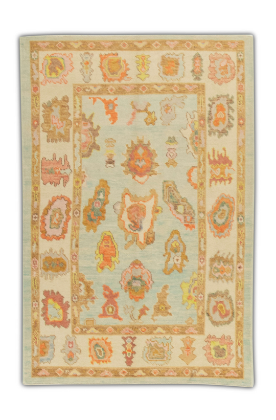 #273 Turkish Oushak 4' x 5'11"