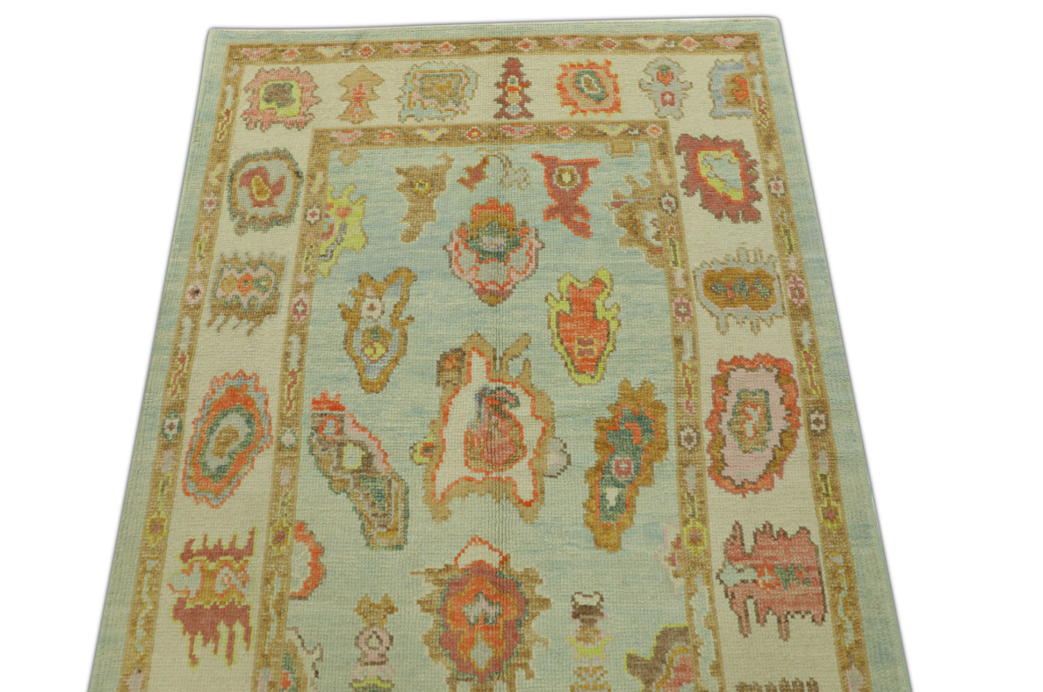 Turkish Oushak Rug 4' x 5'11" #273