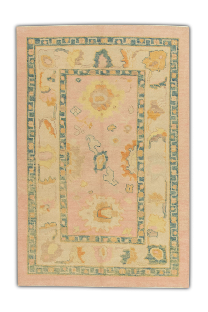 Turkish Oushak Rug 3'10" x 5'9" #308