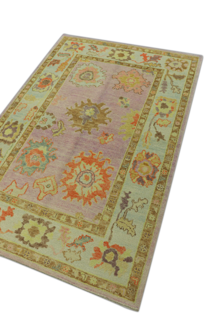 Turkish Oushak Rug 4'2" x 6'1" #315