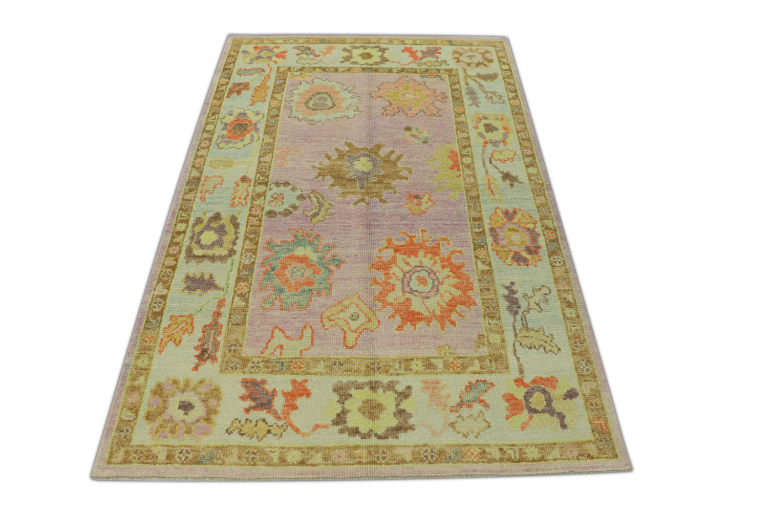 Turkish Oushak Rug 4'2" x 6'1" #315