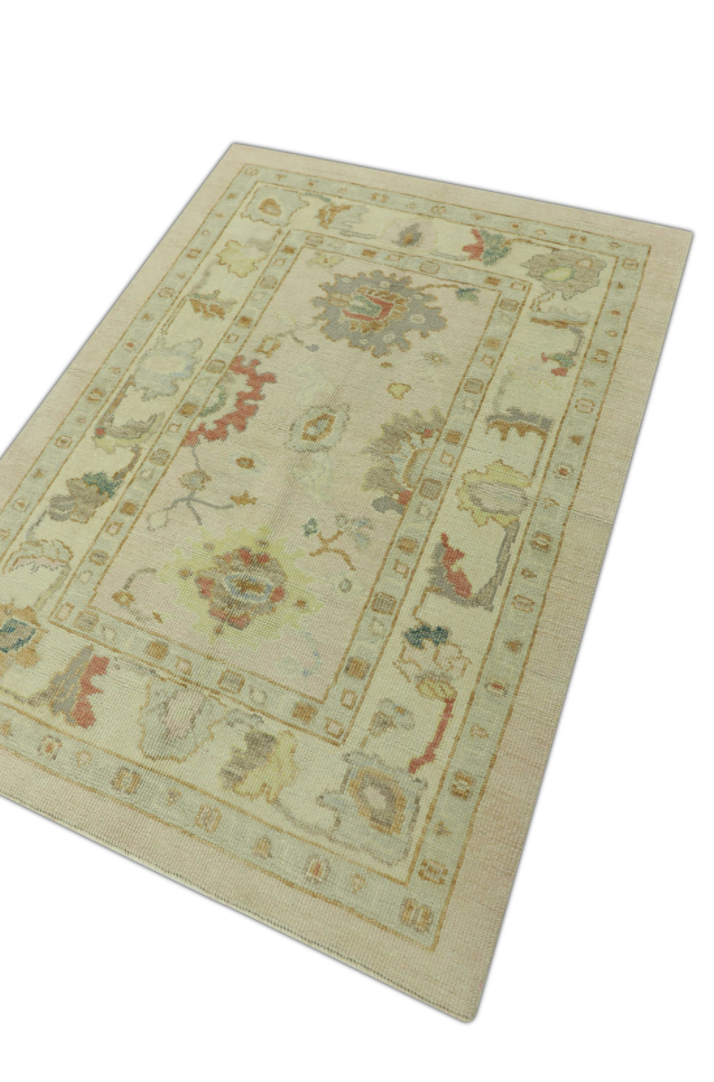 Turkish Oushak Rug 4' x 5'6" #312
