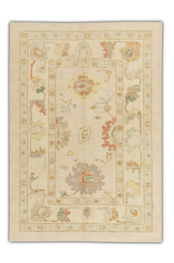 Turkish Oushak Rug 4' x 5'6" #312