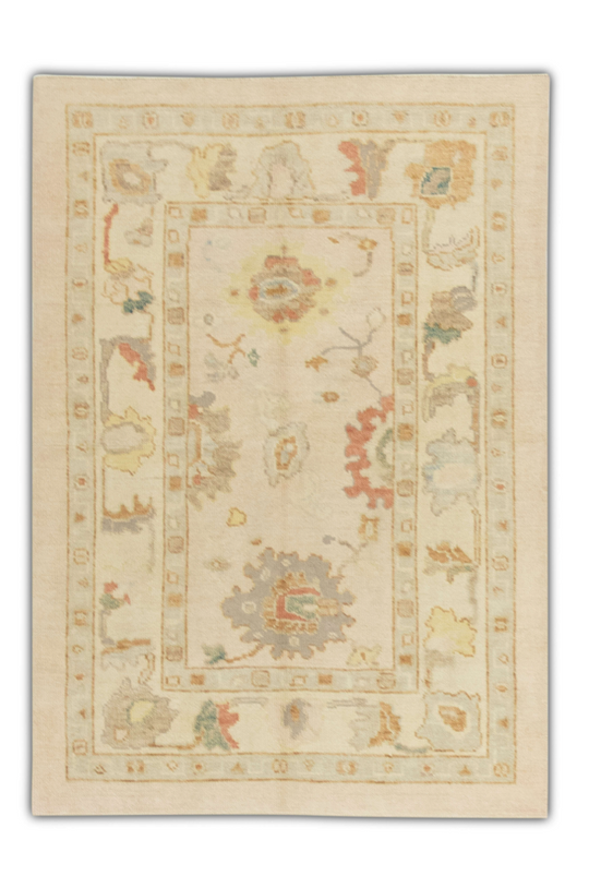 #312 Turkish Oushak 4' x 5'6"