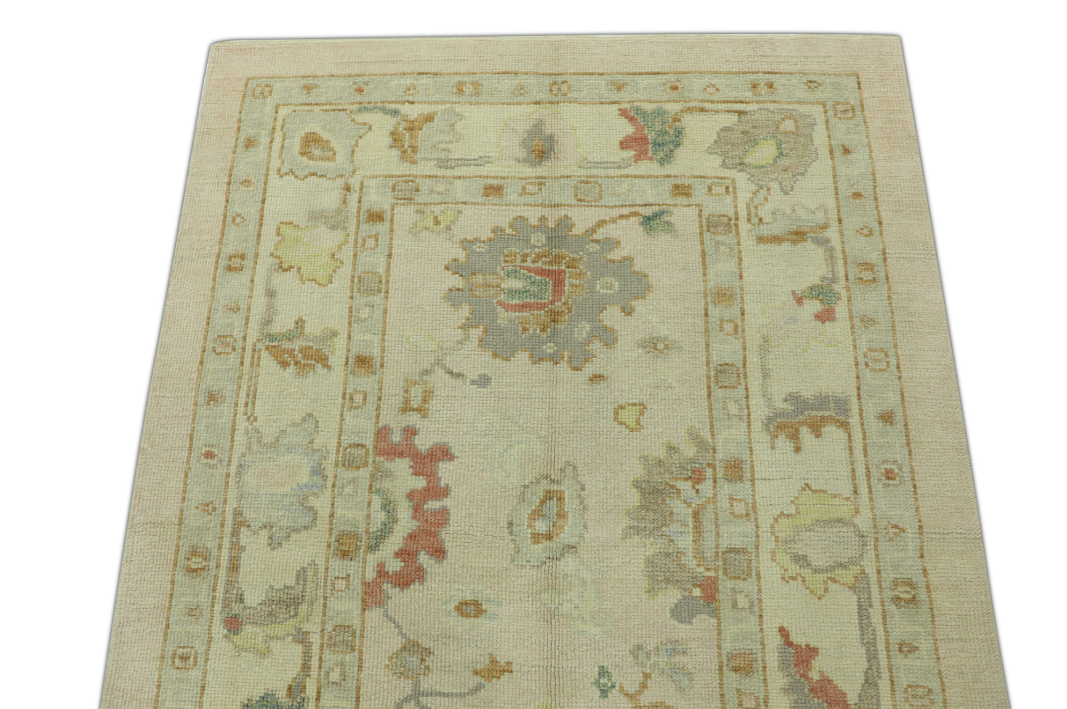 Turkish Oushak Rug 4' x 5'6" #312