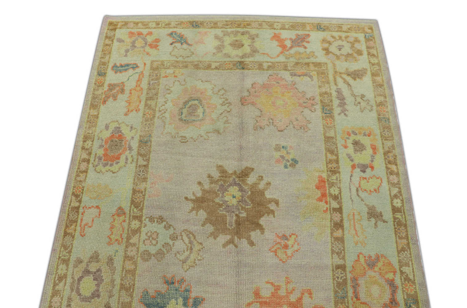Turkish Oushak Rug 4'1" x 5'11" #289