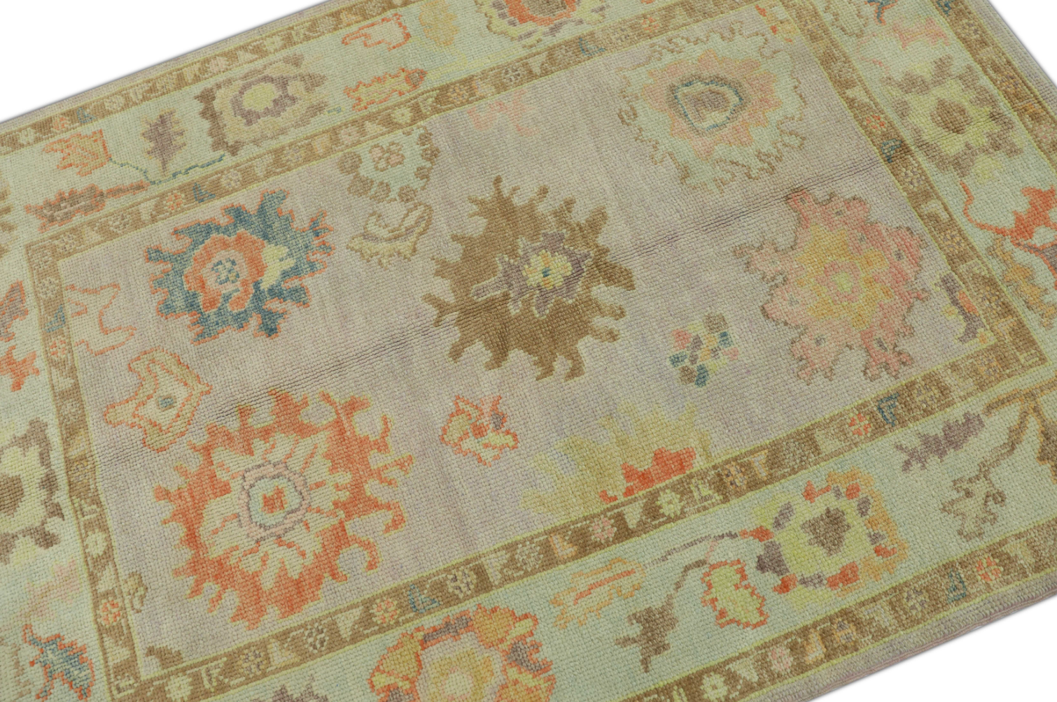 Turkish Oushak Rug 4'1" x 5'11" #289