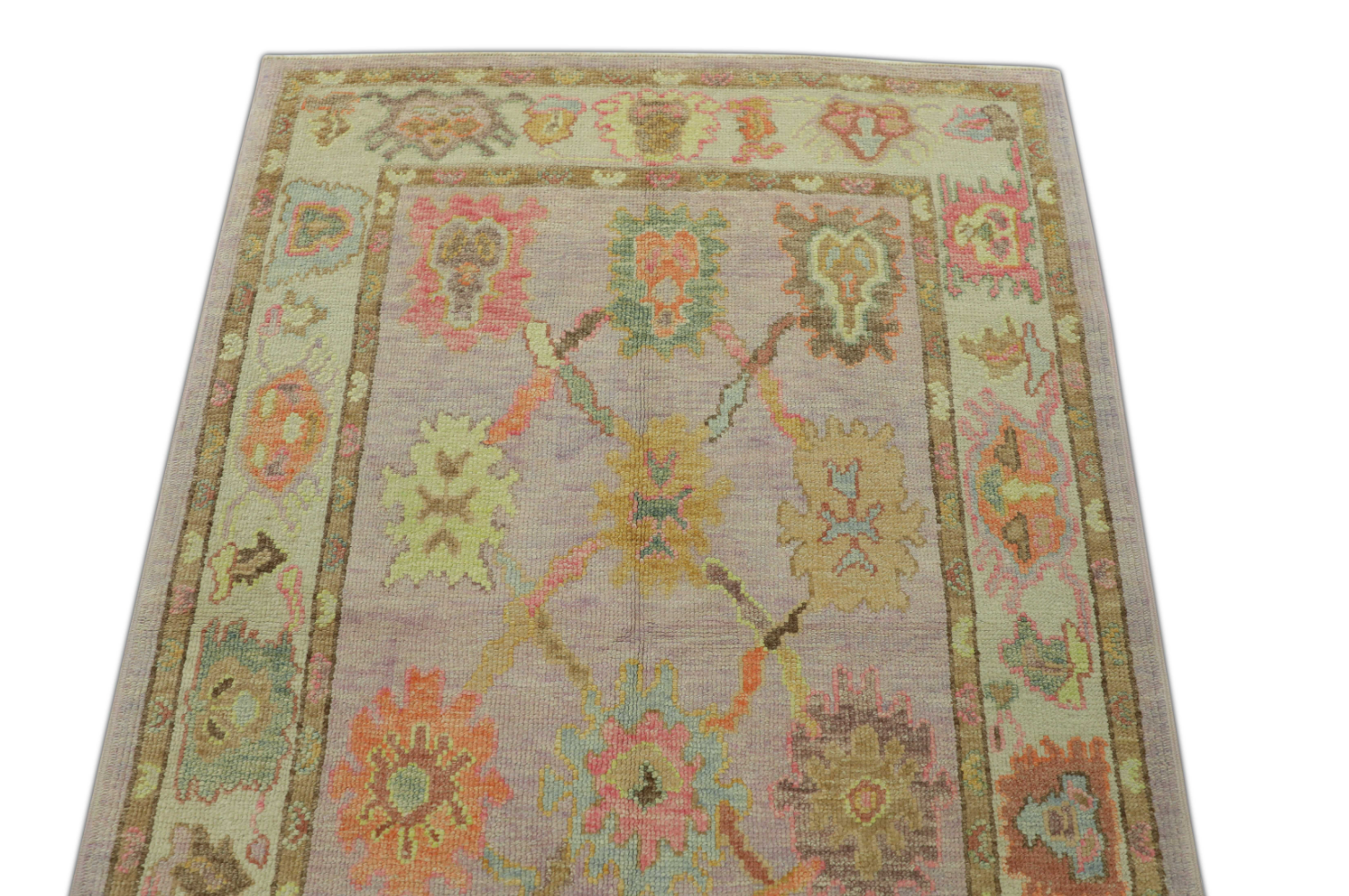 Turkish Oushak Rug 4'1" x 5'10" #303