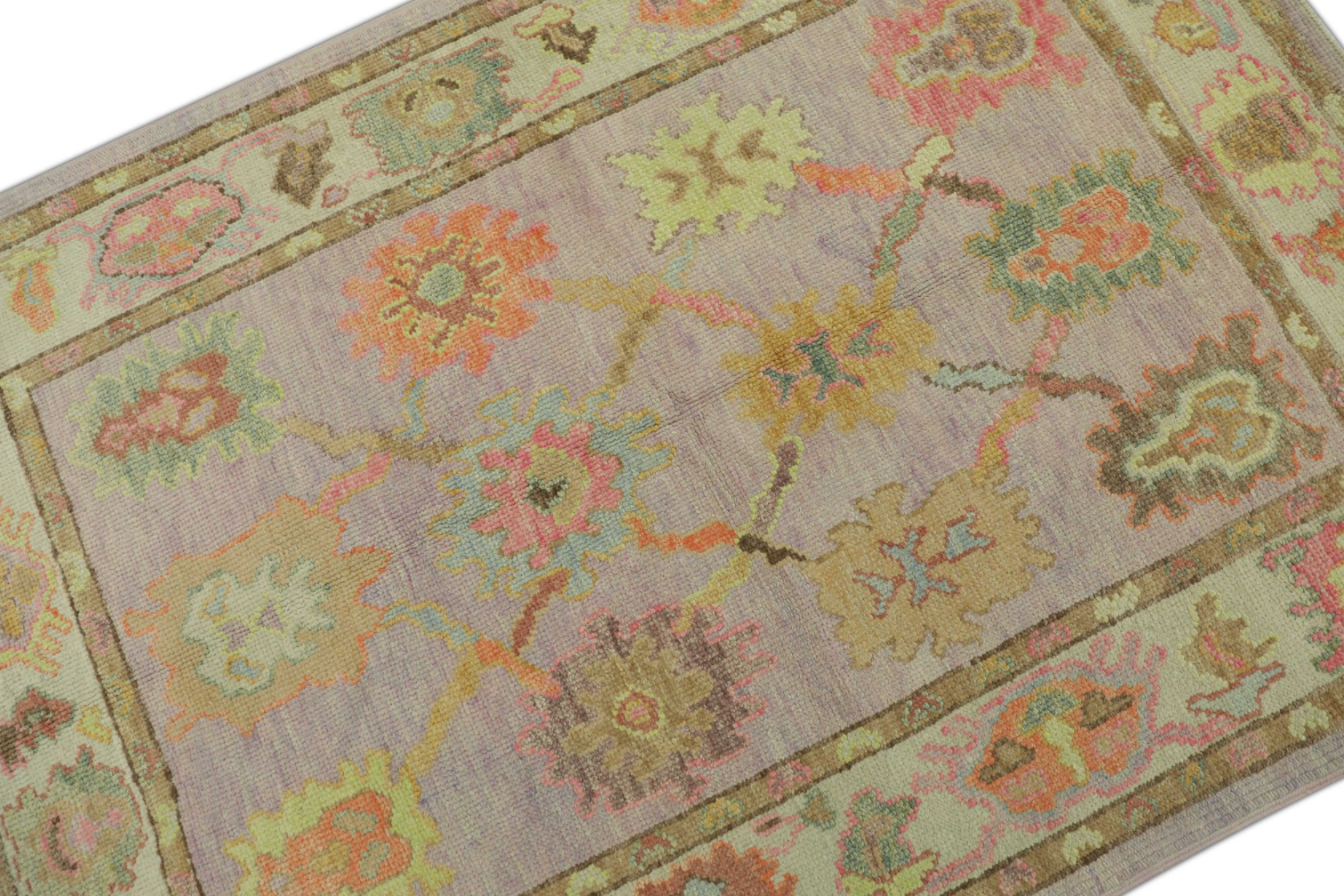 Turkish Oushak Rug 4'1" x 5'10" #303