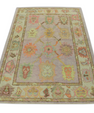 Turkish Oushak Rug 4'1" x 5'10" #303