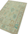 Turkish Oushak Rug 4'1" x 6' #1442