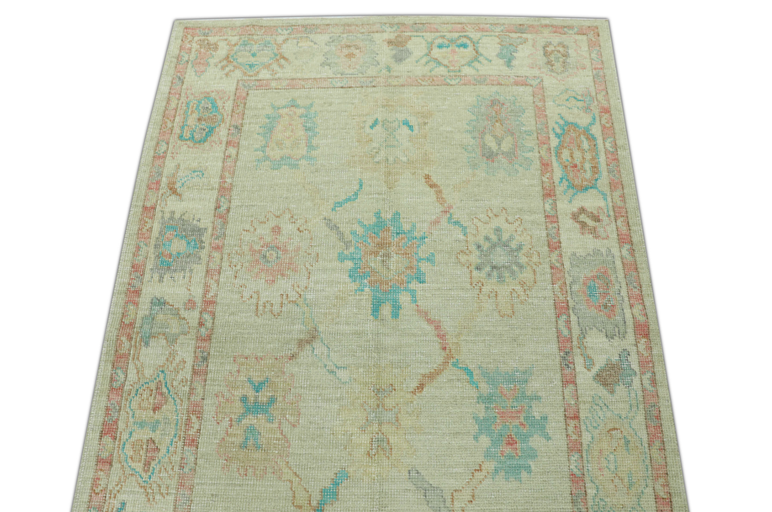 Turkish Oushak Rug 4'1" x 6' #1442