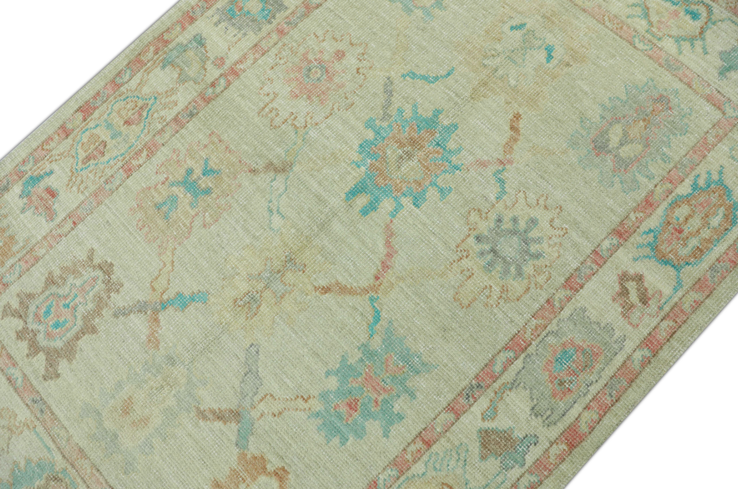 Turkish Oushak Rug 4'1" x 6' #1442