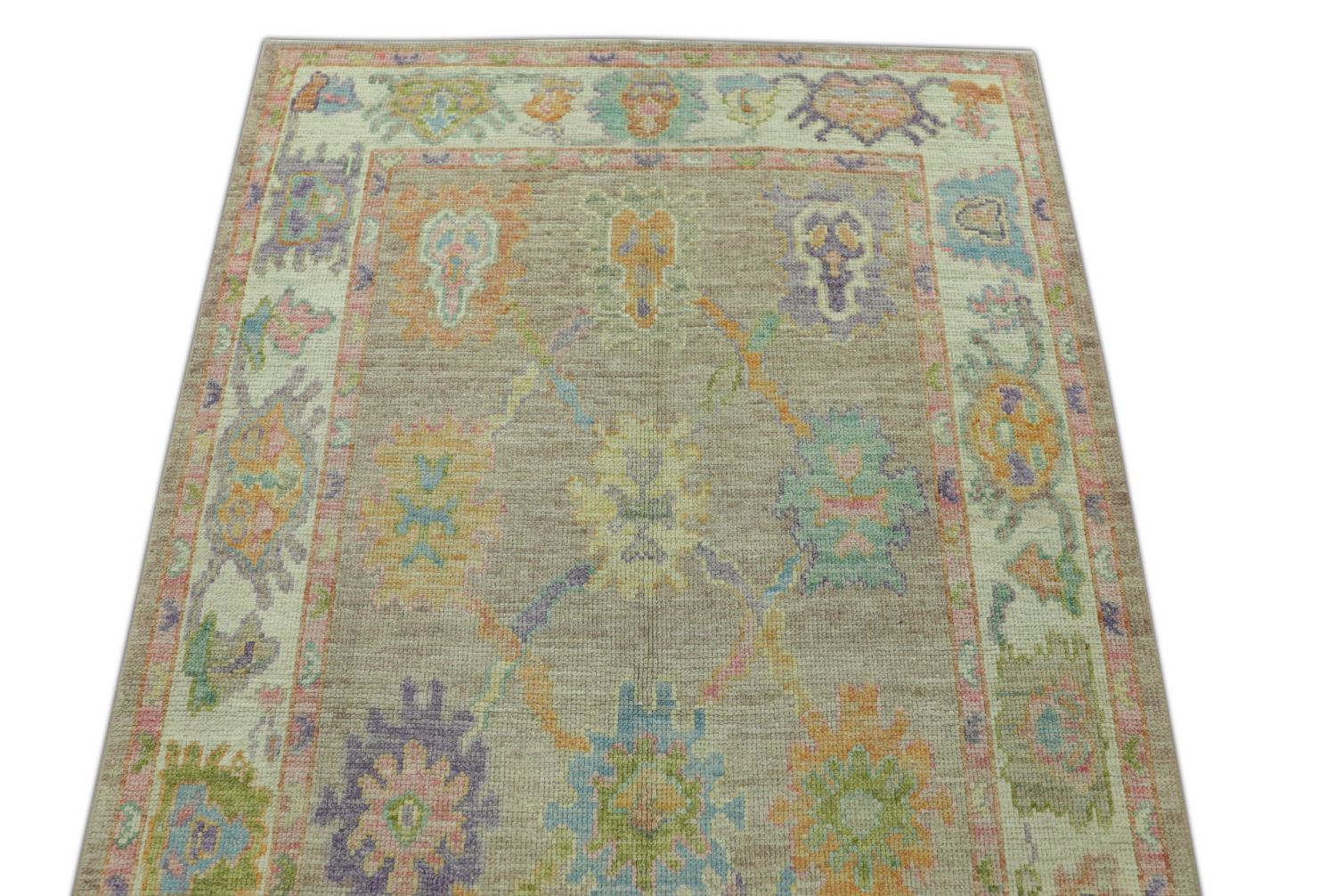 Turkish Oushak Rug 4'1" x 6'3" #287