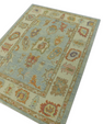 Turkish Oushak Rug 4'3" x 5'7" #285