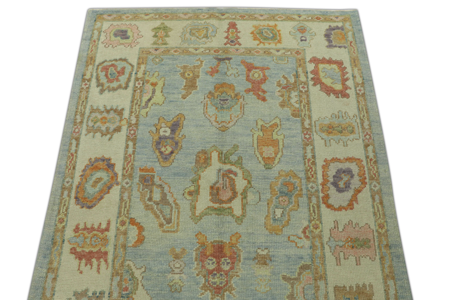Turkish Oushak Rug 4'3" x 5'7" #285