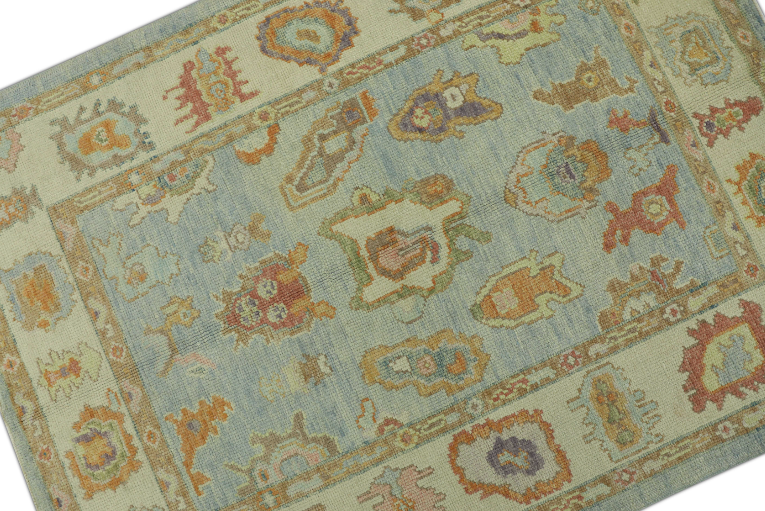 Turkish Oushak Rug 4'3" x 5'7" #285