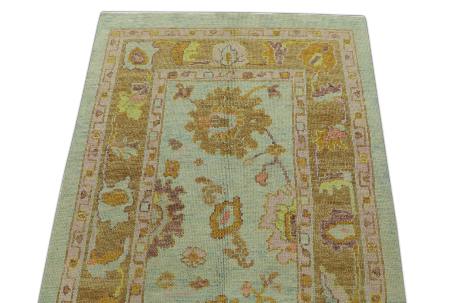 Turkish Oushak Rug 3'11" x 5'7" #294