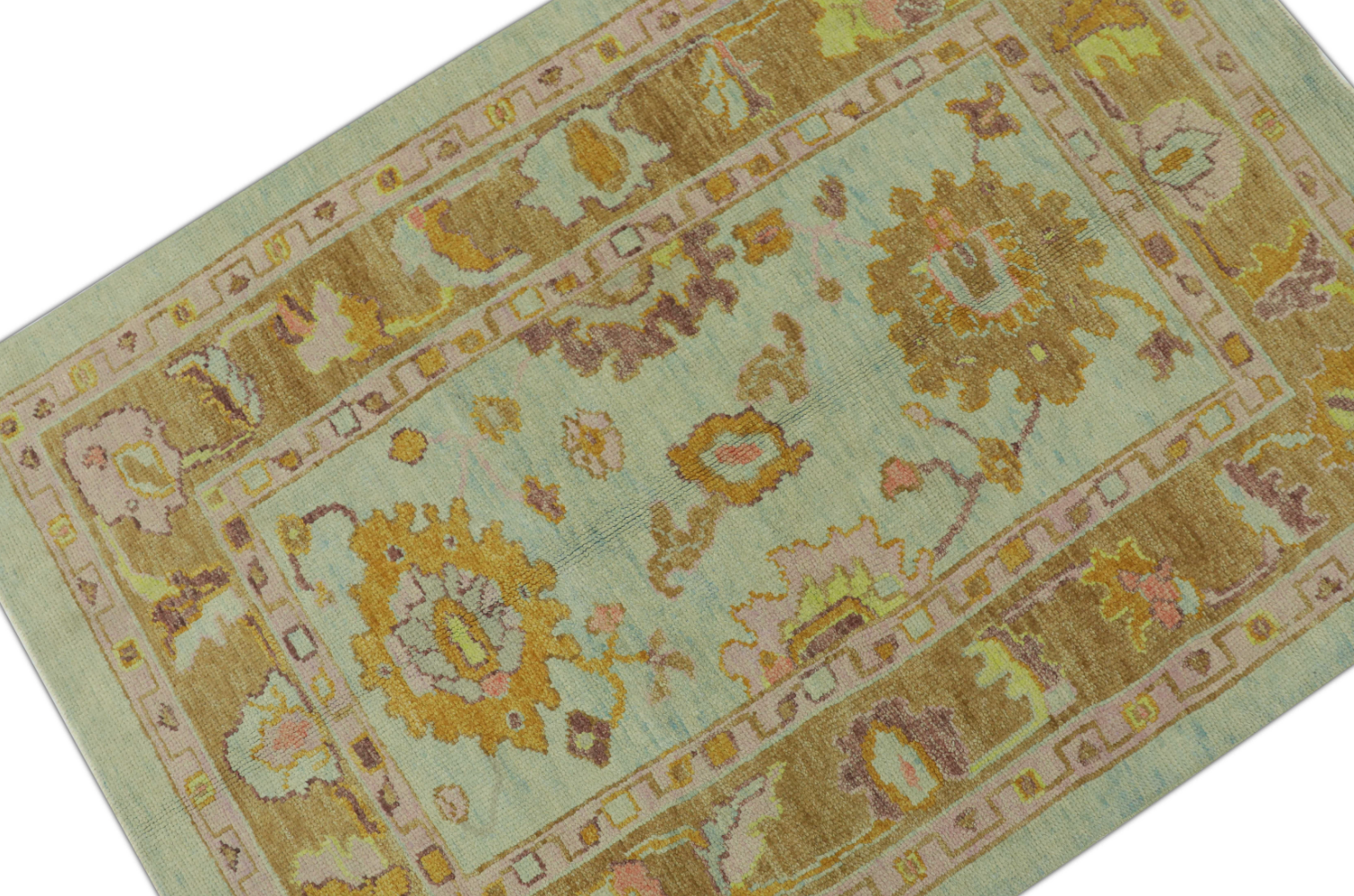 Turkish Oushak Rug 3'11" x 5'7" #294