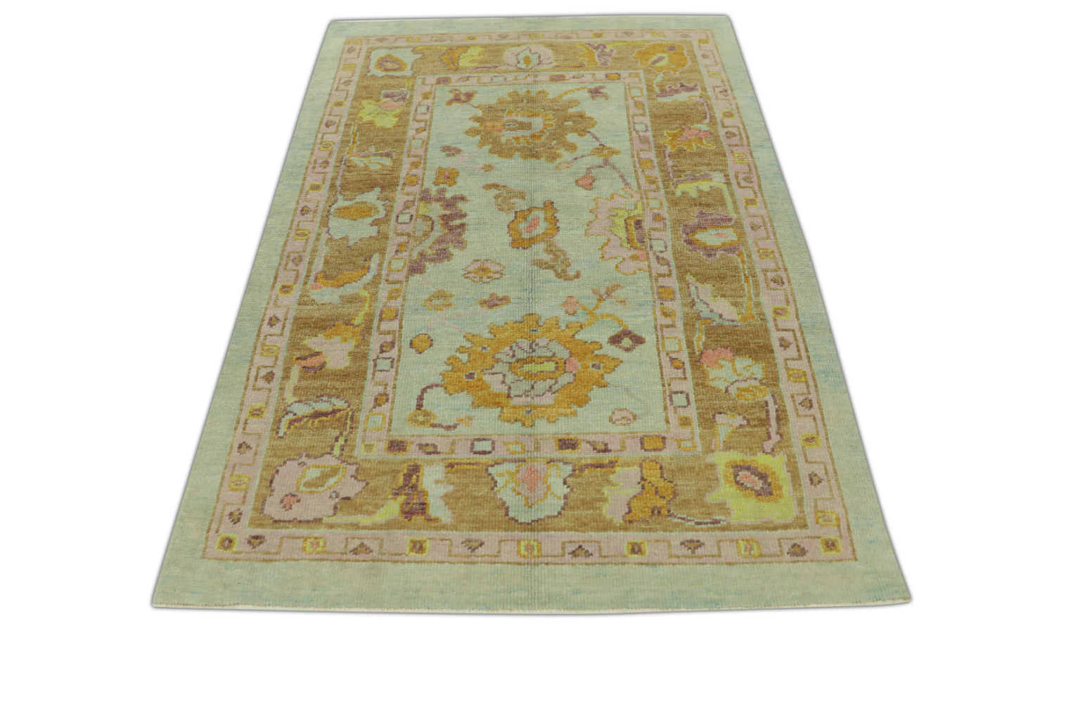 Turkish Oushak Rug 3'11" x 5'7" #294