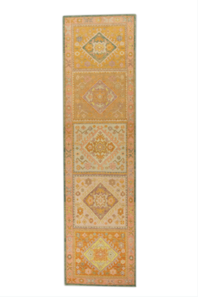 #642 Turkish Oushak 3'1" x 11'8"