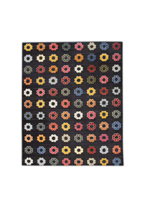 #5018 Oriental Flat Weave Turkish Kilim 8'7" x 10'5"