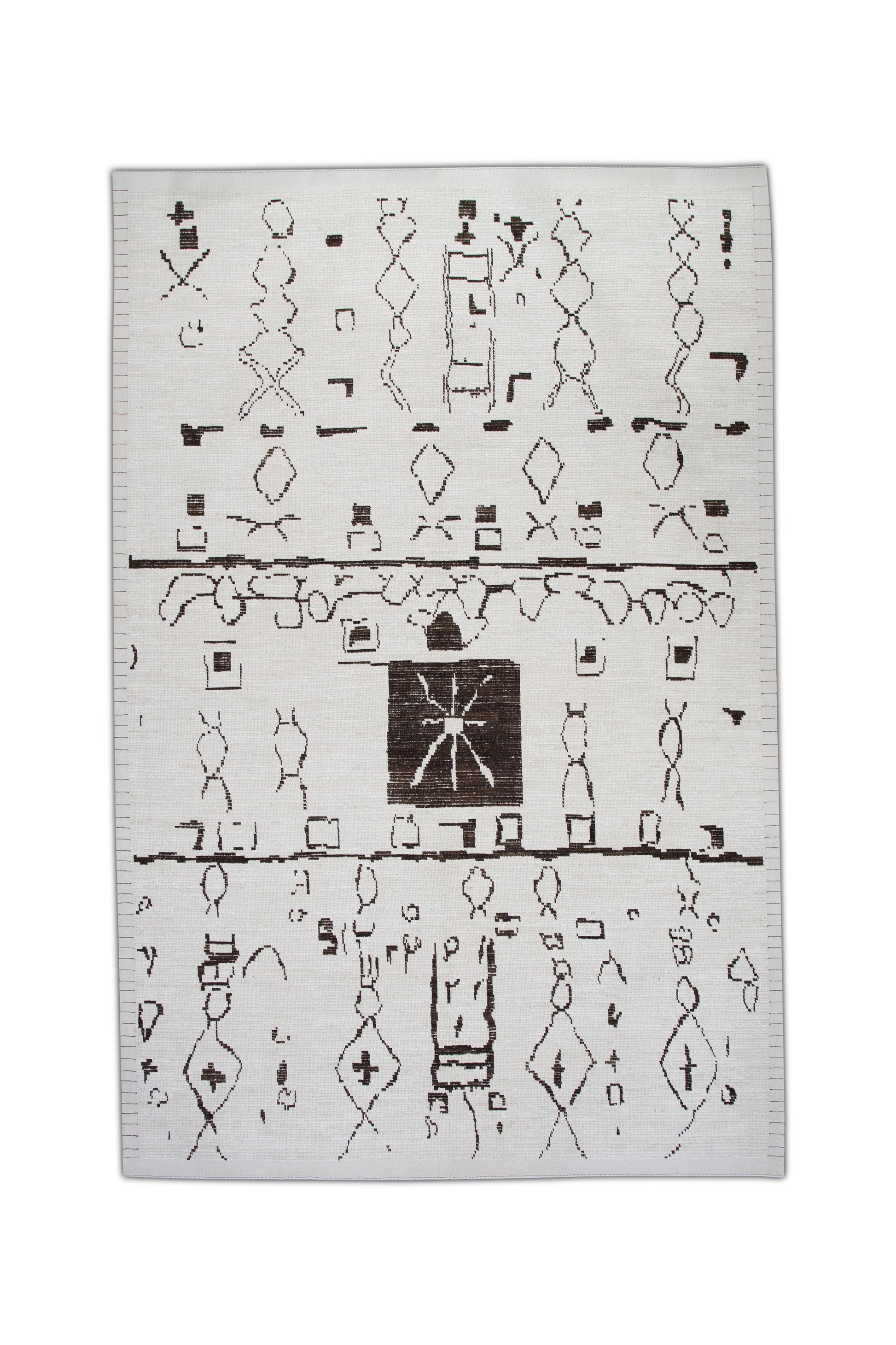 Turkish Tulu Rug Hand Knotted 9'10" x 14'2" #5835