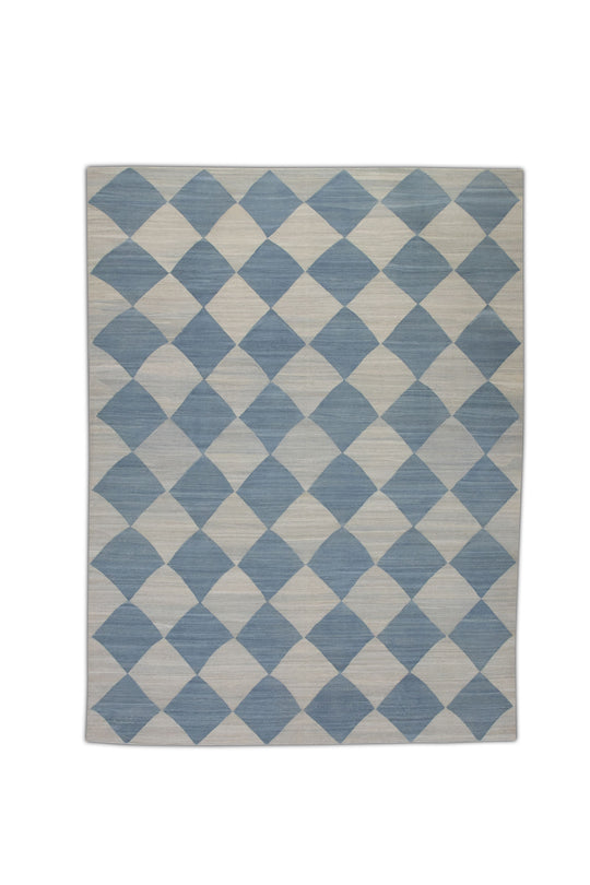 #5863 Oriental Flat Weave Turkish Kilim 9'7" x 12'5"