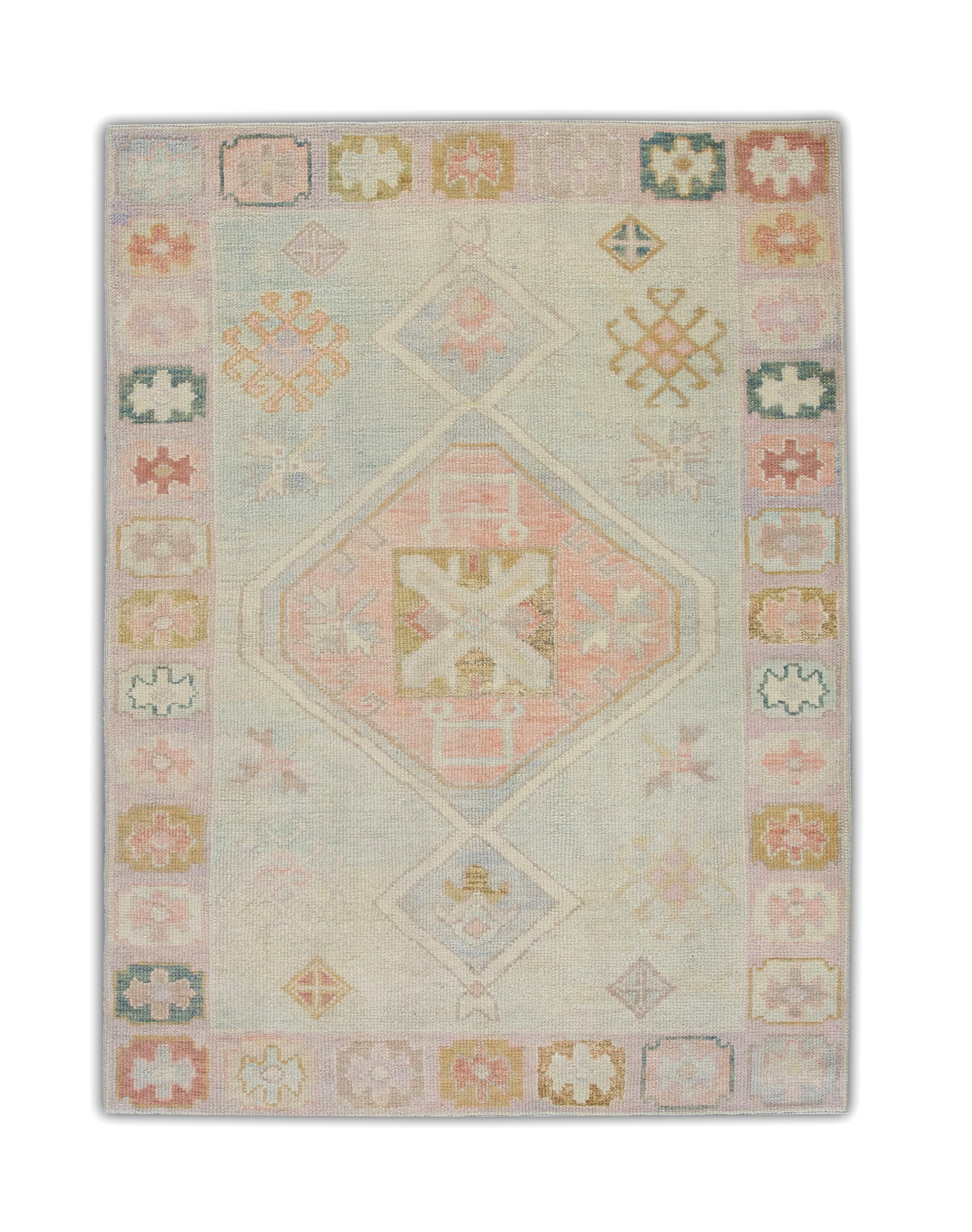 Turkish Oushak Rug 4' x 5'10" #5771