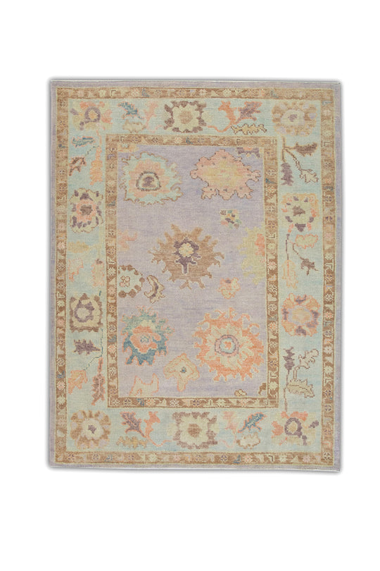 #5254 Turkish Oushak 4'1" x 5'6"