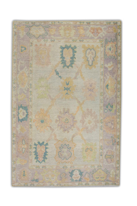 #6064 Turkish Oushak 3'9" x 5'11"