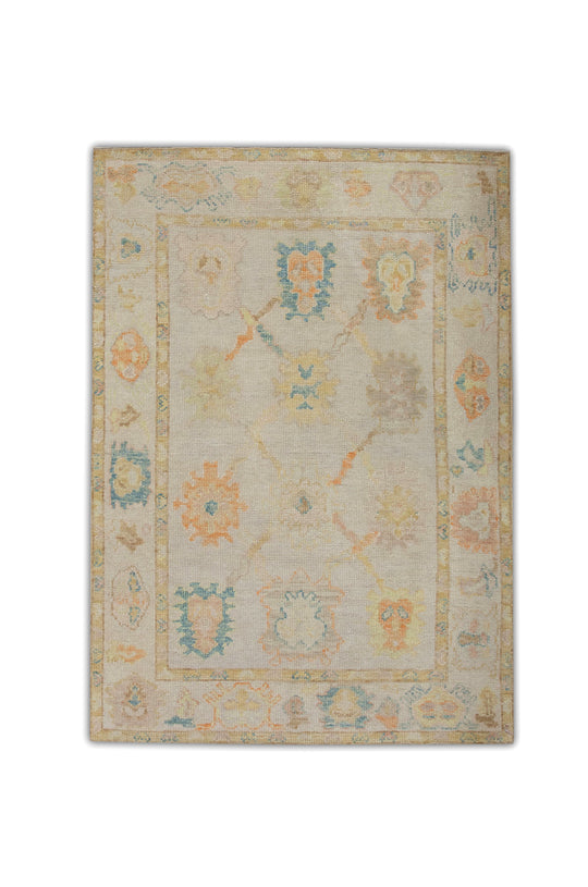 #6100 Turkish Oushak 3'11" x 5'6"