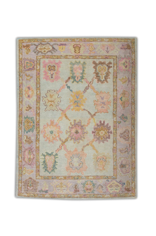 #6047 Turkish Oushak 4' x 5'4"